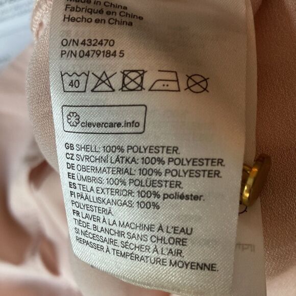 H & M Bohemian Long Sleeve Blouse Size 6 - Picture 10 of 11